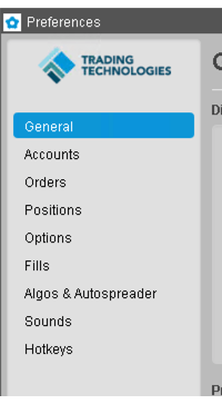 General preferences